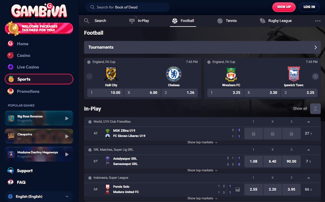 Gambiva Sports Betting