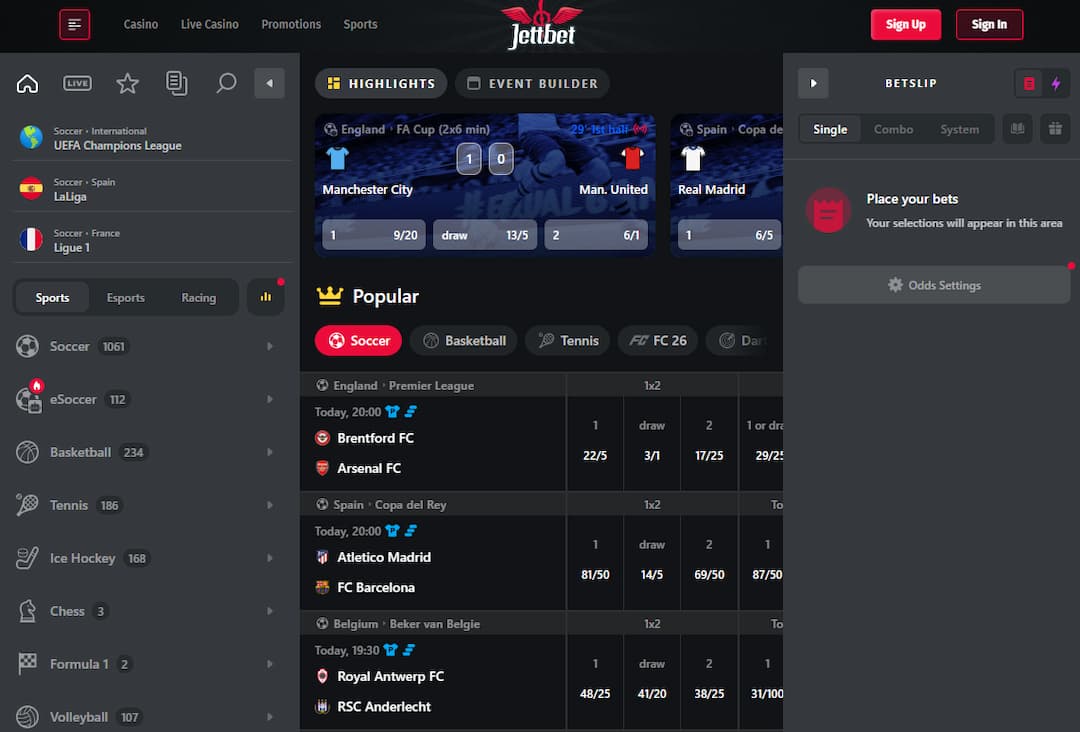 Jettbet Sports Betting