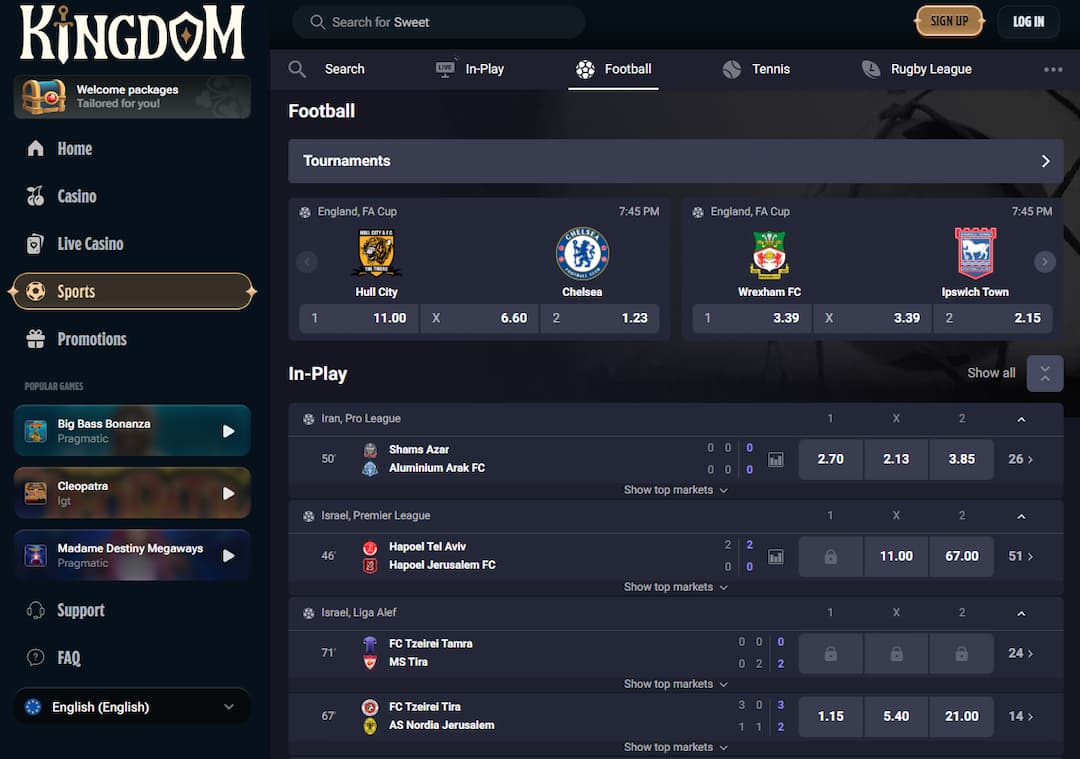 Kingdom Casino Sports Betting