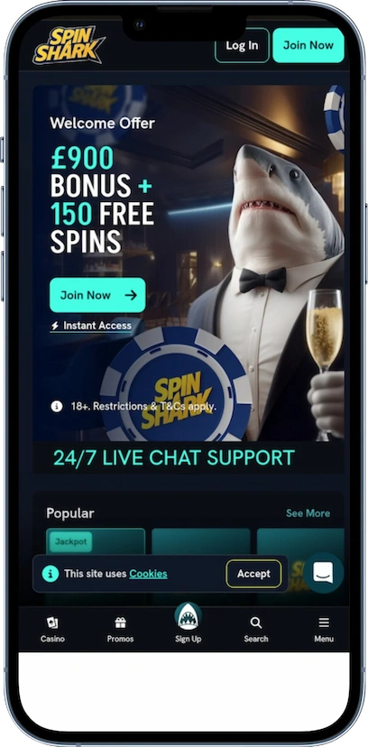 SpinShark Mobile Casino